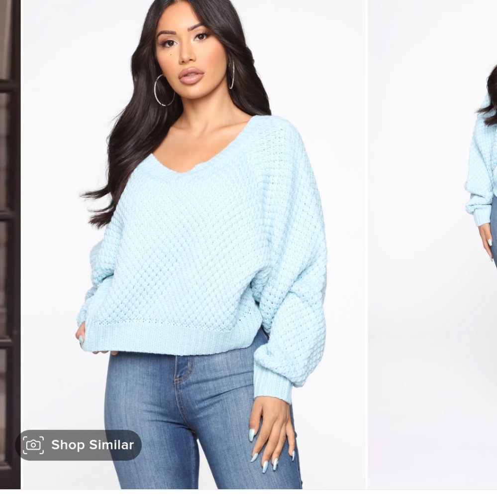 Off Shoulder Sweater - Picture 3 of 3